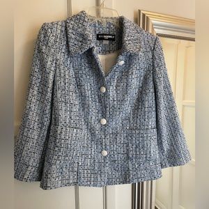 Karl Lagerfeld Tweed Pattern Evening Jacket